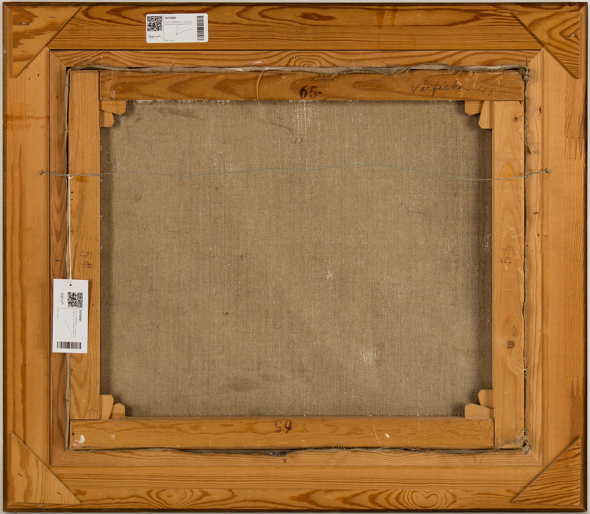 OLLE NORDBERG, oil on canvas, signed and dated 1963.