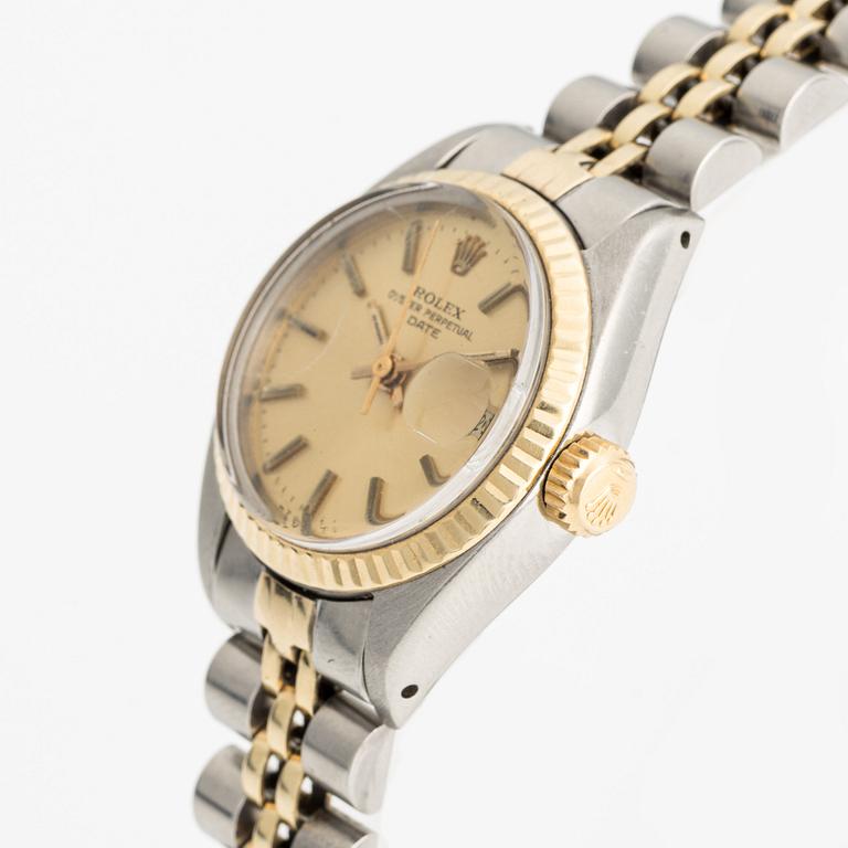 Rolex, Oyster Perpetual, Date, wristwatch, 26 mm.