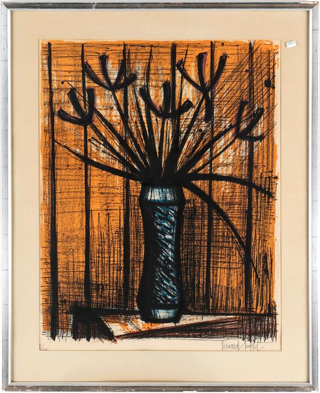 BERNARD BUFFET. Färglitografi, signerad o numrerad, upplaga 125.