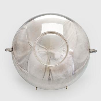 Georg Jensen, Hedelmämalja, sterlinghopea, Design nro 625 B, Tanska 1945 jälkeen.