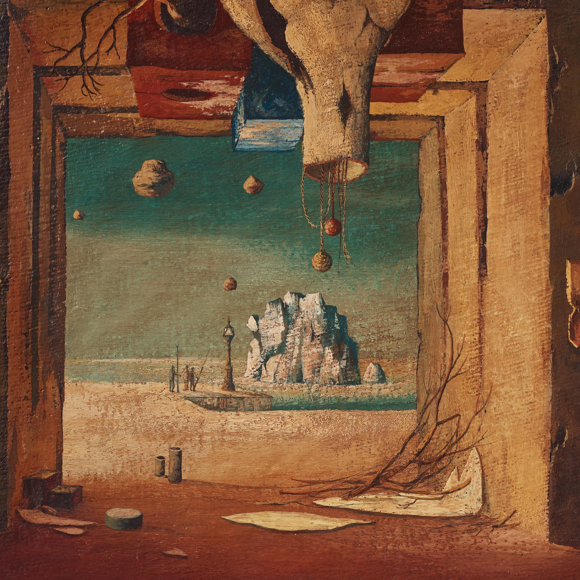 Milić od Mačve, oil on canvas laid down on panel, signed and dated 1969.