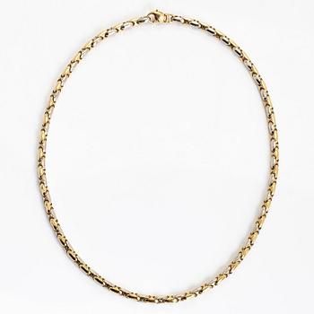 Halsband, 18K guld/vitguld. Chimento, Italien.