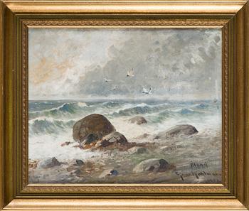 Ejnar Kohlmann, oil on canvas, signed and dated 1951, and marked 'Åland'.