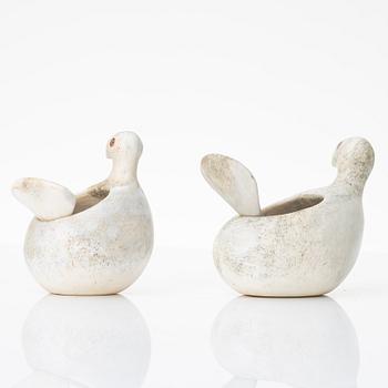 Lars Pirak, A pair of salt cellars, signed.