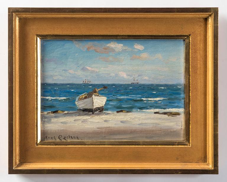 Carl Locher, Beach Scene, Skagen.