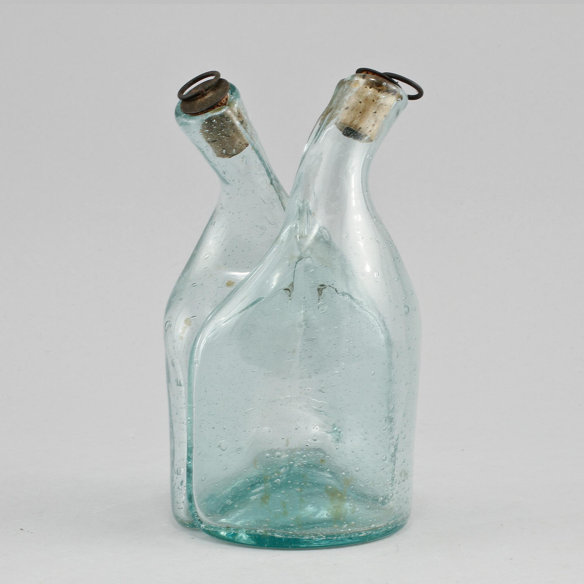 FLASKA, glas, Skansen glas, 1900-talets första del/mitt.