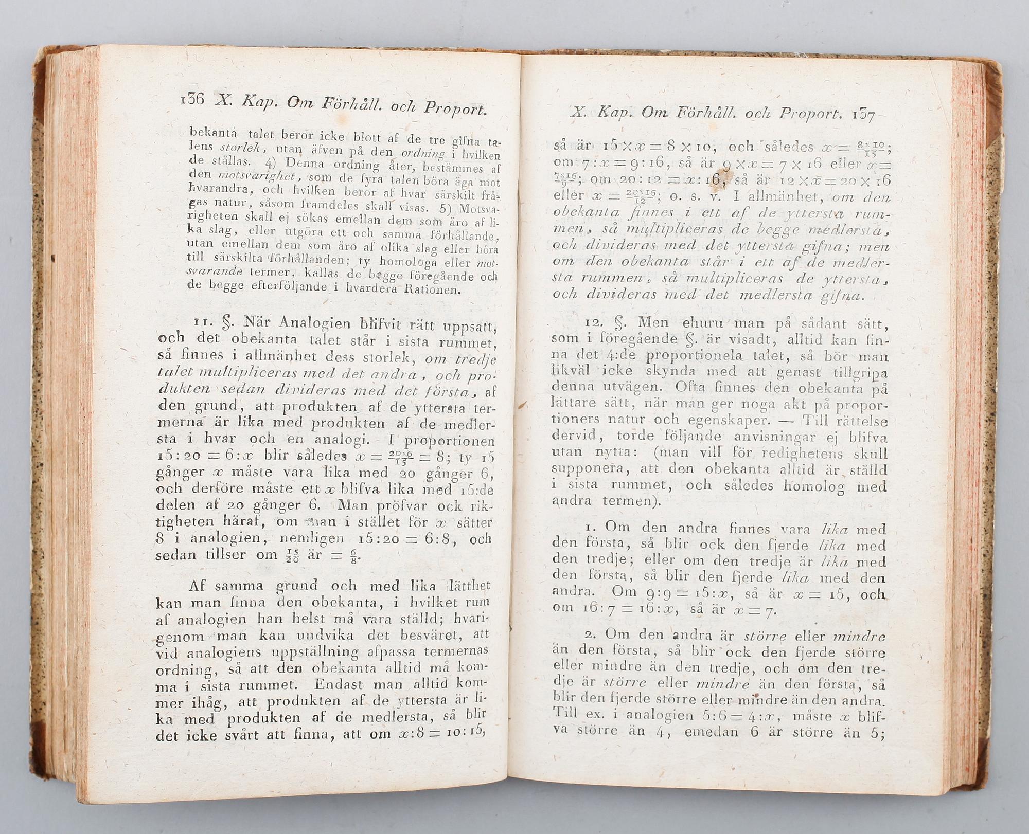 BOK, "Aritmetik", Nils Petter Beckmark, daterad 1804.