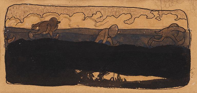 John Bauer, Sagolandskap.