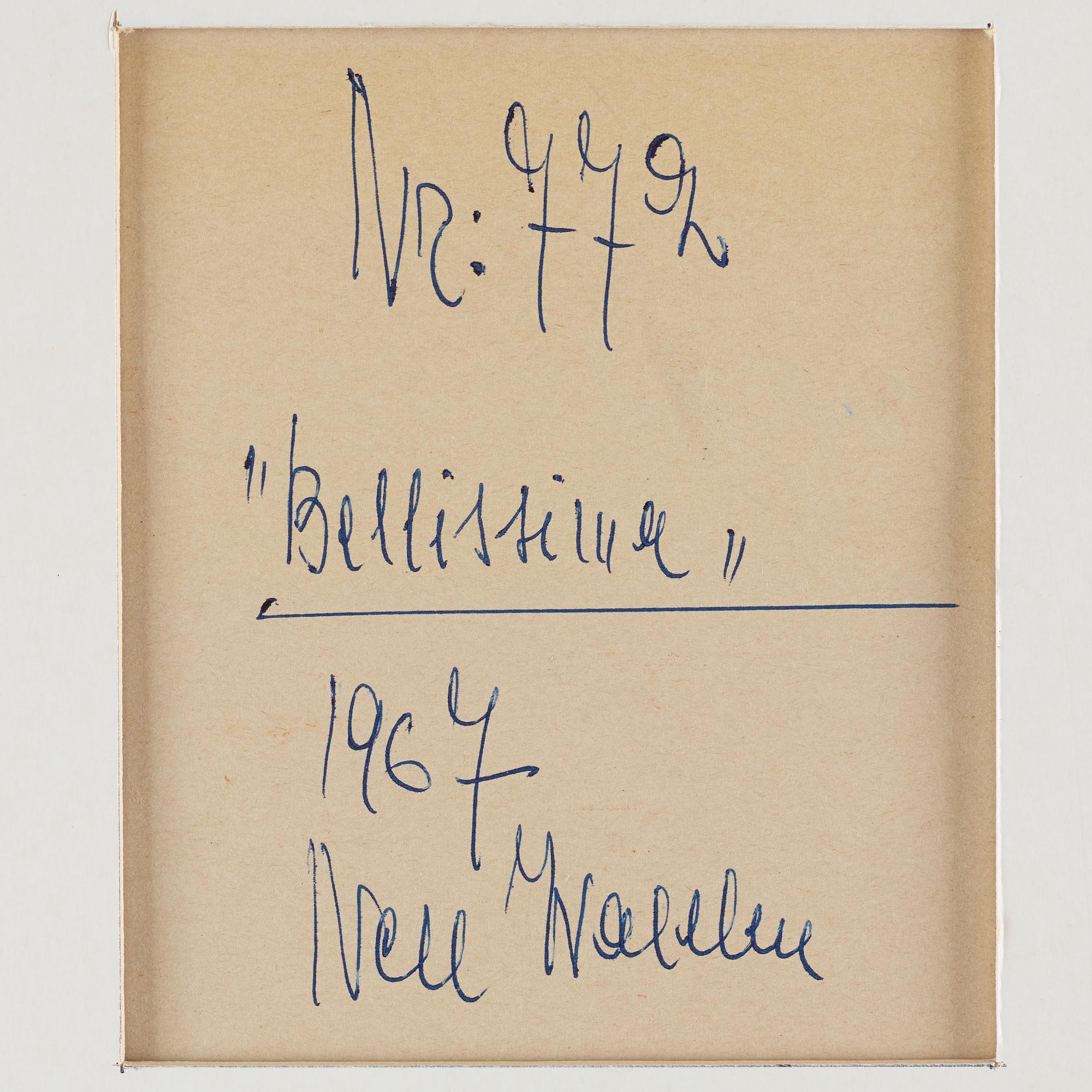 NELL WALDEN, mixxed medio on paper, signed and dated -67.