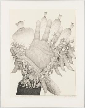 Herald Eelma, litografi, signerad och daterad -82, numrerad 35/60.