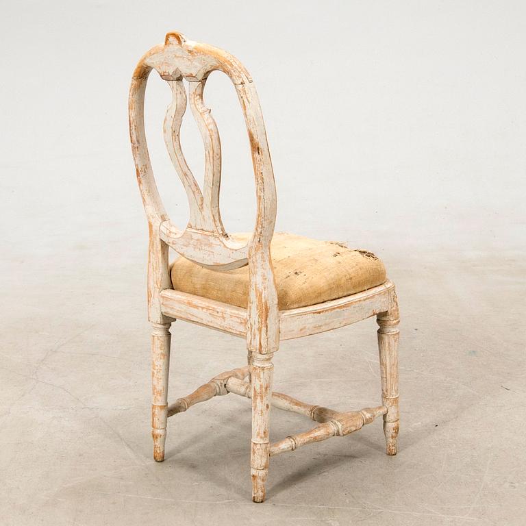 Gustavian chair, Stockholm work, late 18th century.