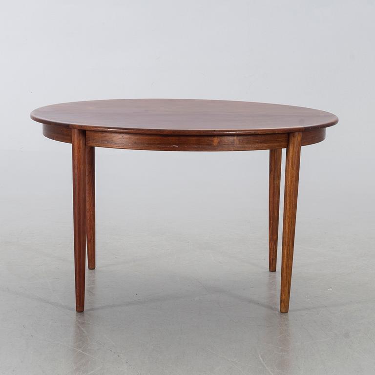 A Danish mid 20th century palisander table.