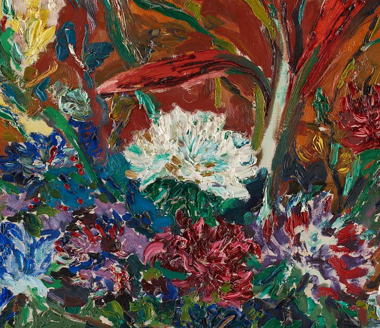 Albin Amelin, Still life with flowers.