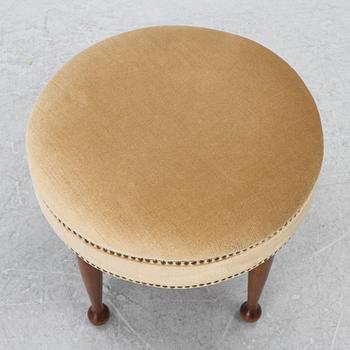 A Swedish Modern ottoman, Sweden, 1940's.