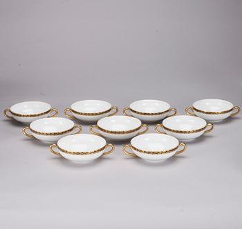 MATSERVIS, 62 delar, porslin, Arabia, 1930-tal.