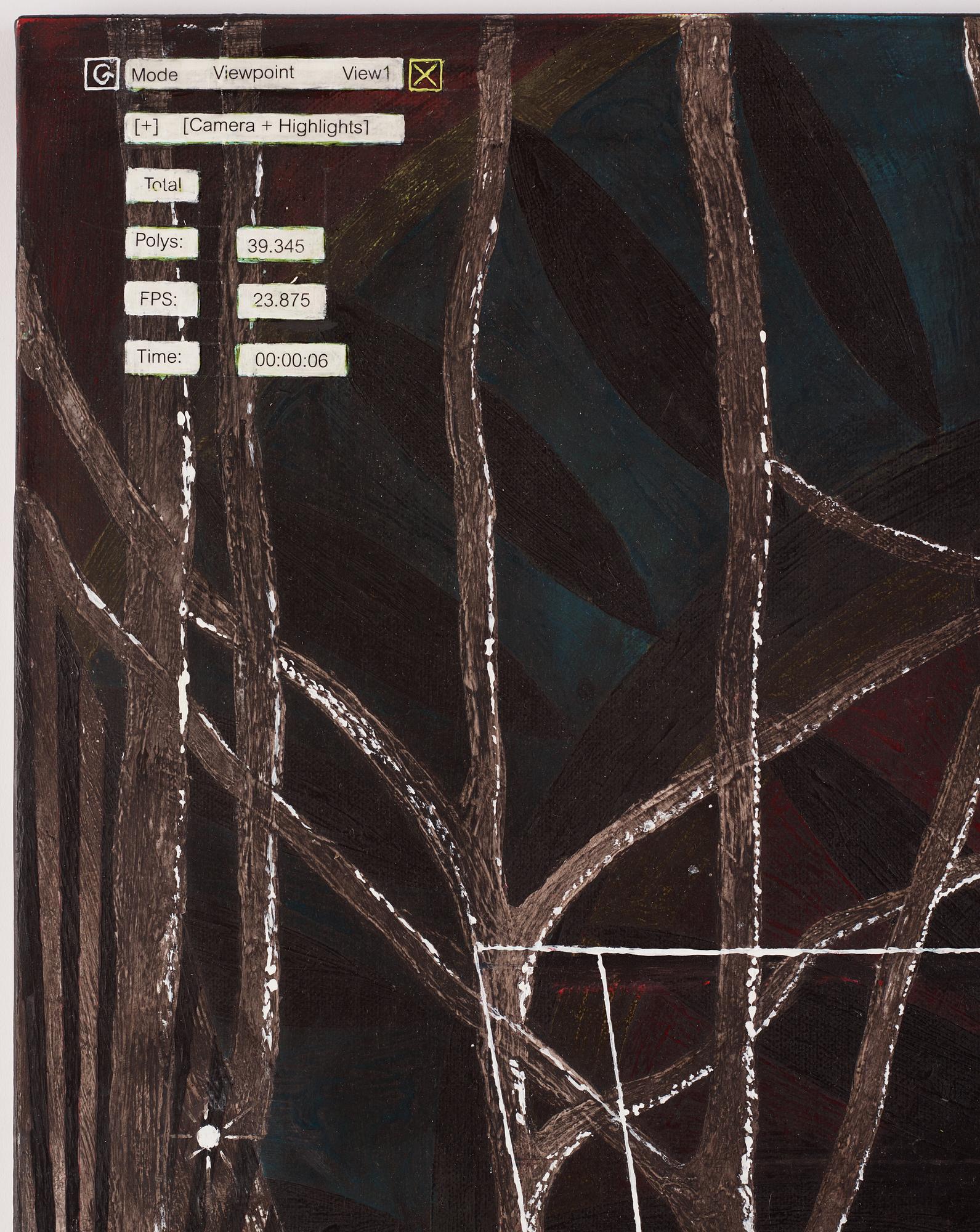 Veit Laurent Kurz, "Untitled (Wald und Wiesen painting #9)".