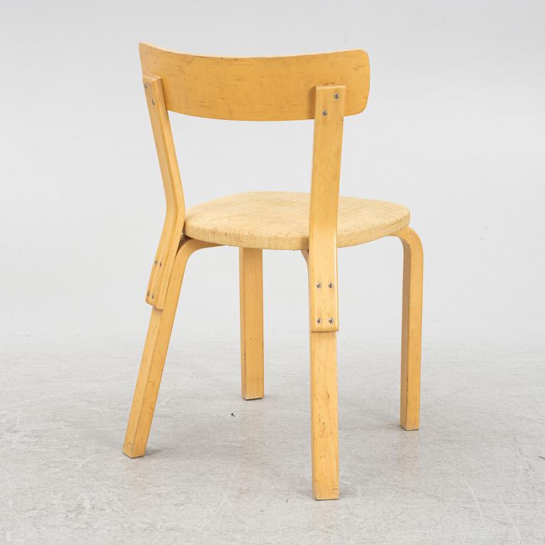 Alvar Aalto, stol, modell 69, 1900-talets mitt.