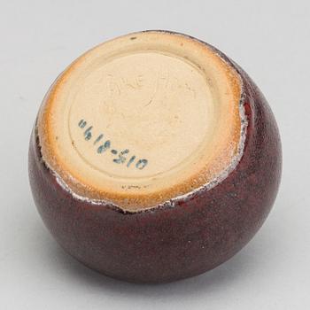 ÅKE HOLM, VAS, stengods signerad.