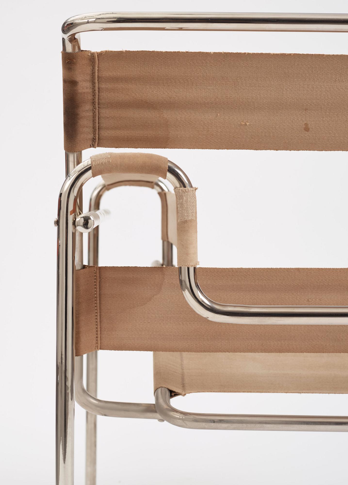 Marcel Breuer, a "B3", easy chair, Standard Möbel, Germany ca 1927-1928.