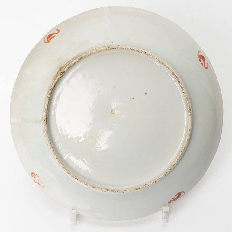 Two plates, Qingdynasty, China, 18th century and around 1900.