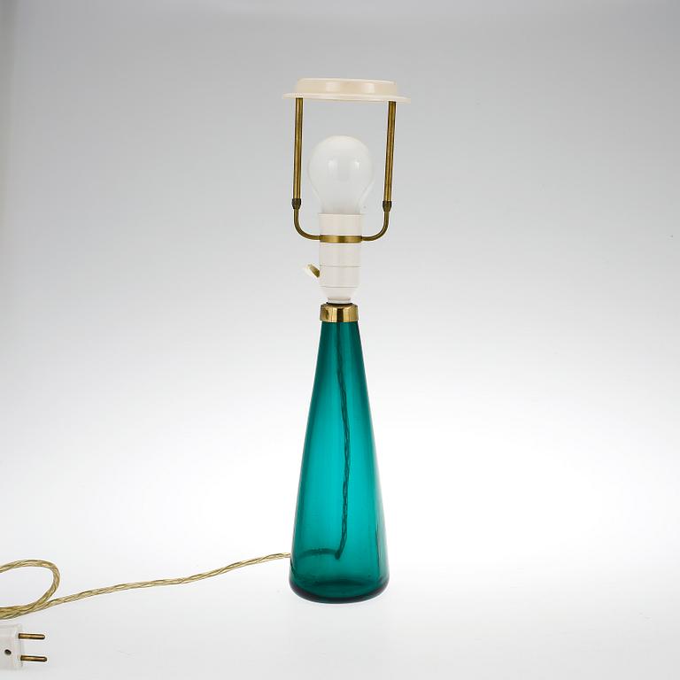 BORDSLAMPA, glas, Venini, Italien, 1950-tal.