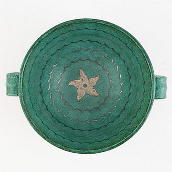 Wilhelm Kåge, bålskål, "Argenta", Gustavsberg, 1934.