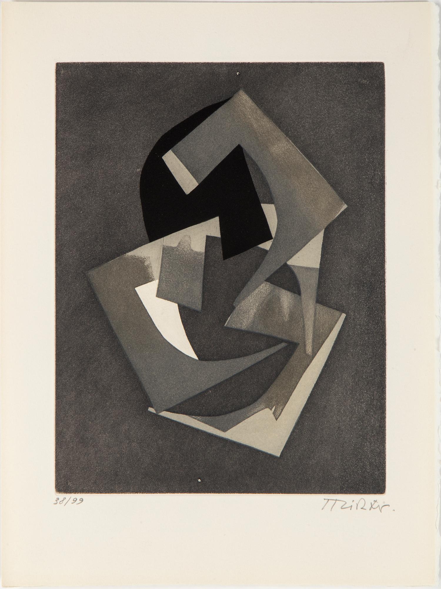 HANS RICHTER, etchings, aquatints in colours (7), signed HRichter and numbered 38/99 with pencil.