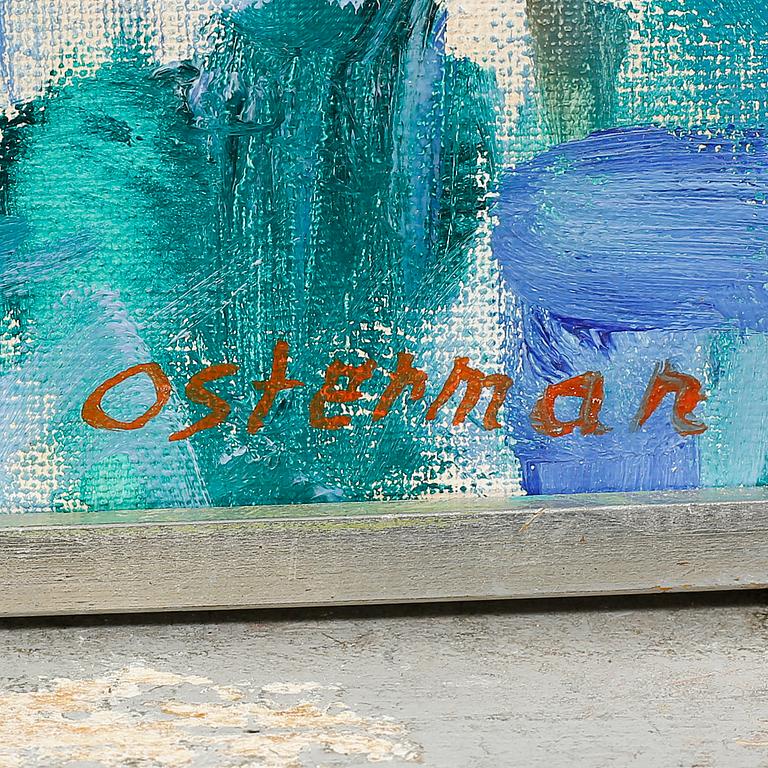 ELVINE OSTERMAN, olja på duk, signerad.