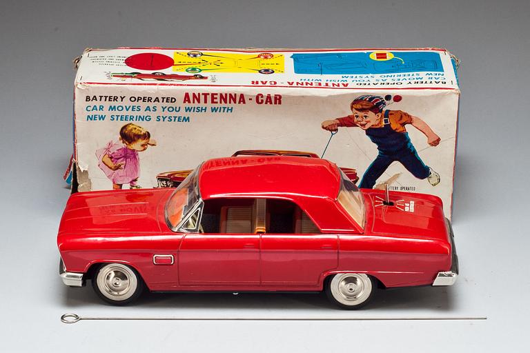 LEKSAKSBIL, "ANTENNA-CAR", Toys Nomura, Japan. 1960-tal.