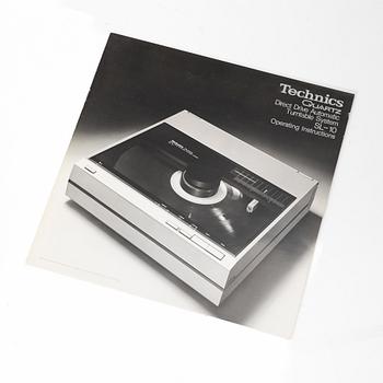 Vinyl record player, Technics Quartz SL-10, Matsushita Electric, Japan, 1979–1985.