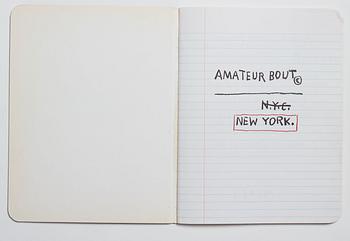 Jean-Michel Basquiat,  "Amateur Bout".