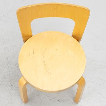 Alvar Aalto, barnstolar, 4 st, Artek, Finland.