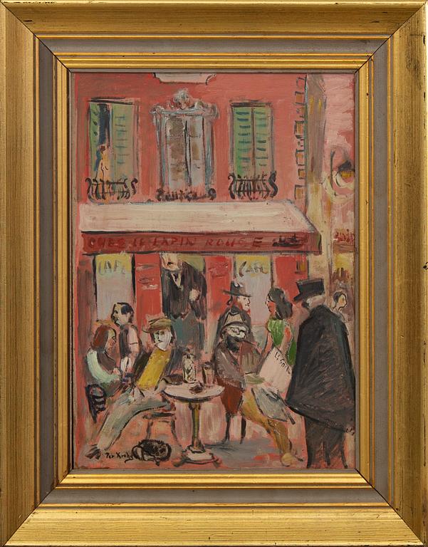 Per Krohg, olja på pannå signerad.