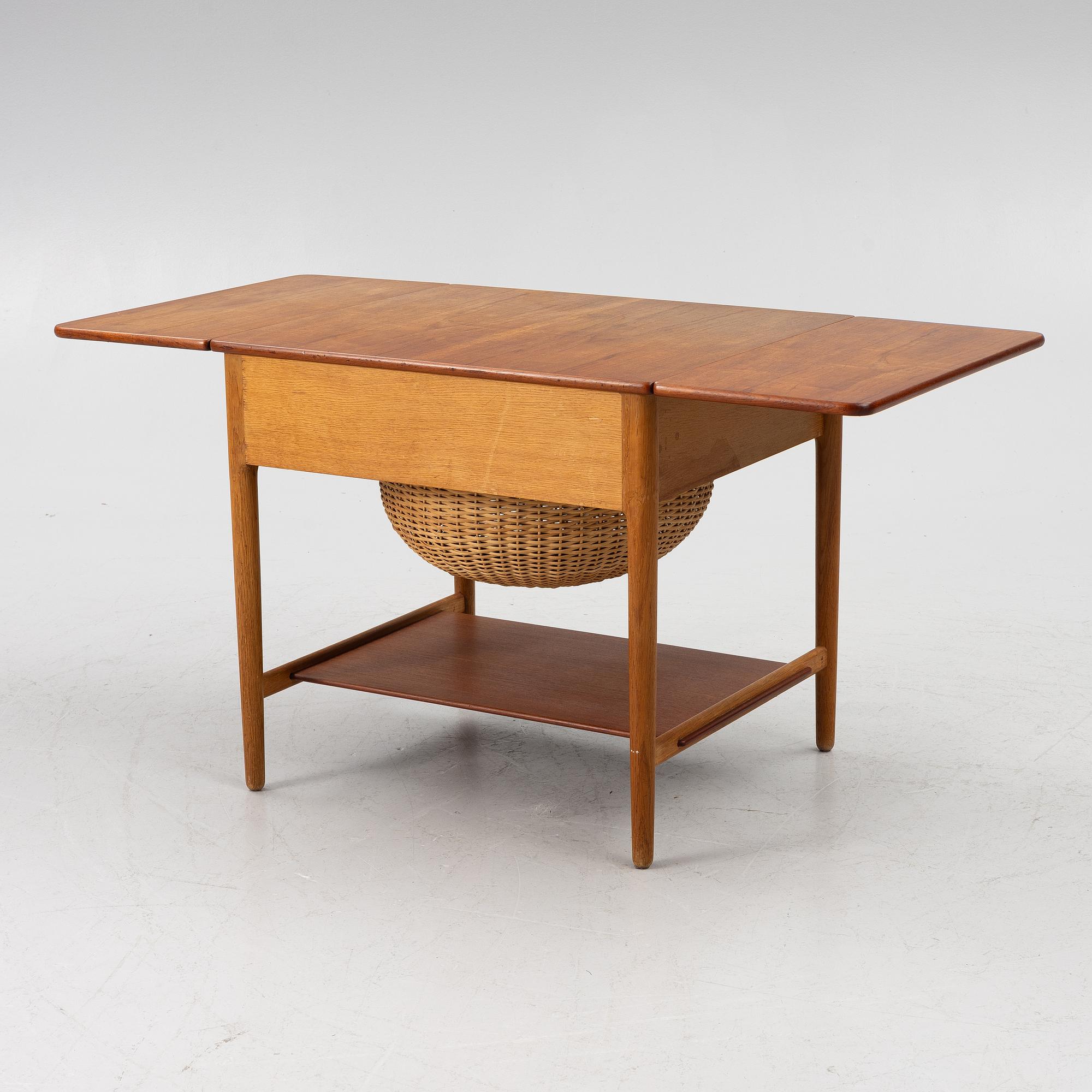 Hans J Wegner, side table, "AT-33", Andreas Tuck Denmark.