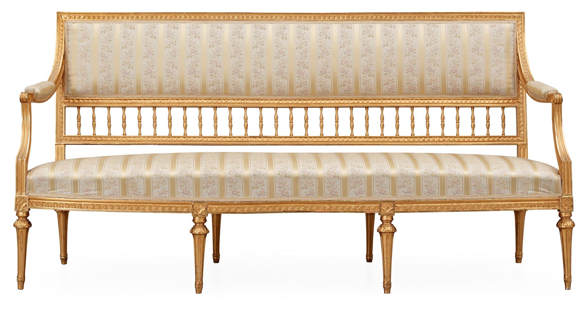 SOFFA. Gustaviansk, 1700-talets slut.