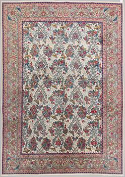 A PERSIAN CARPET, around  379 x 266 cm.