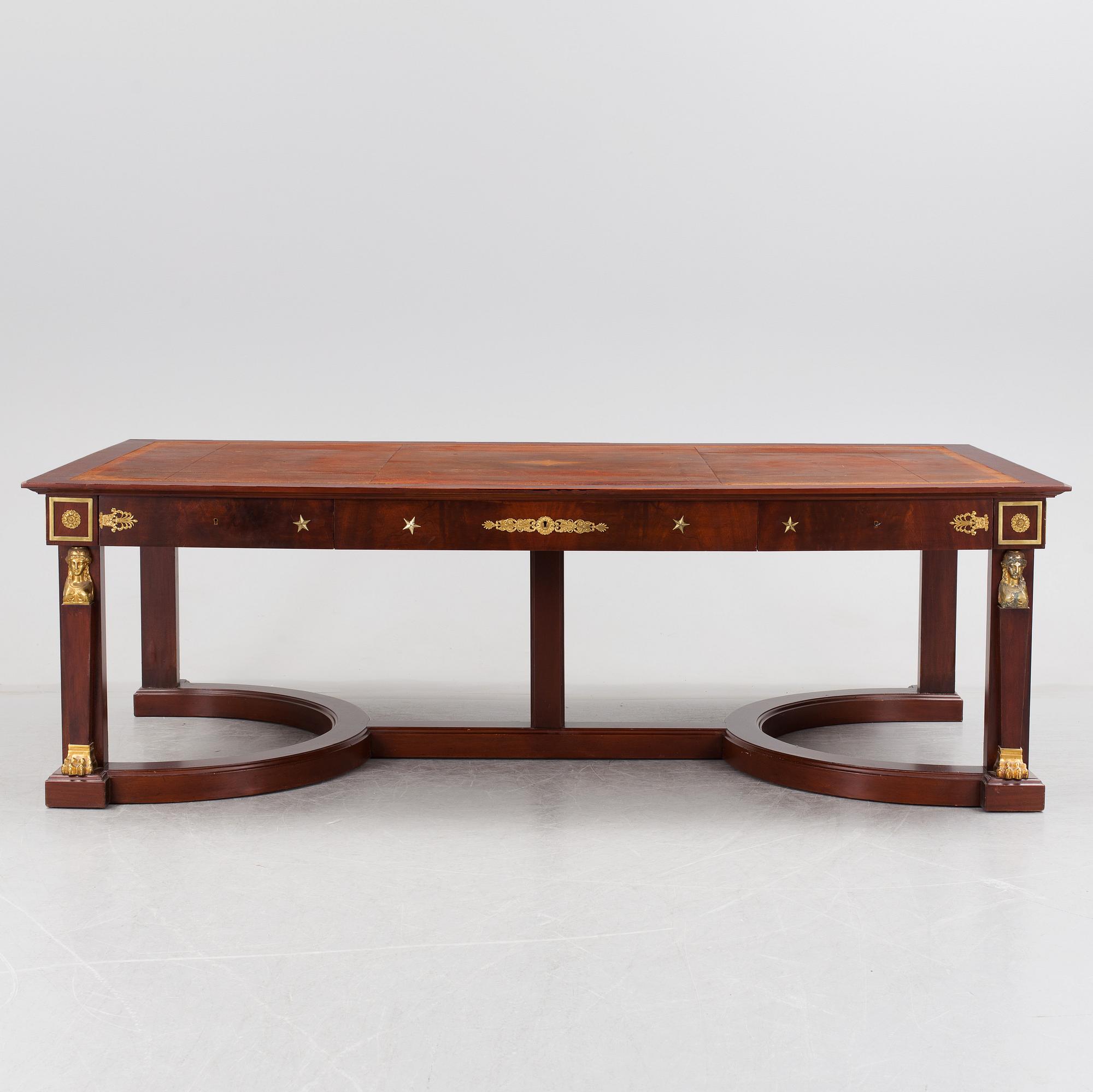 An early 20th century writing desk.