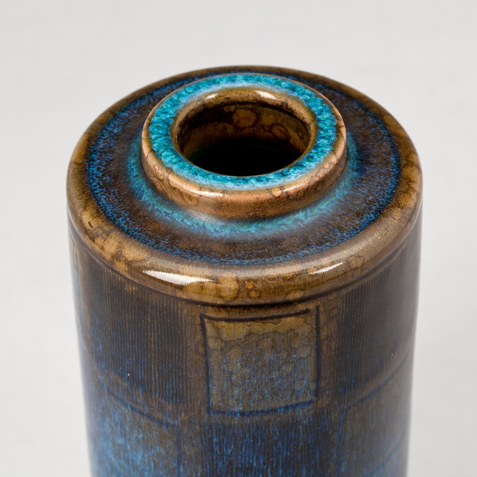 VAS, stengods, "Farsta", Wilhelm Kåge Gustavsberg 1952.