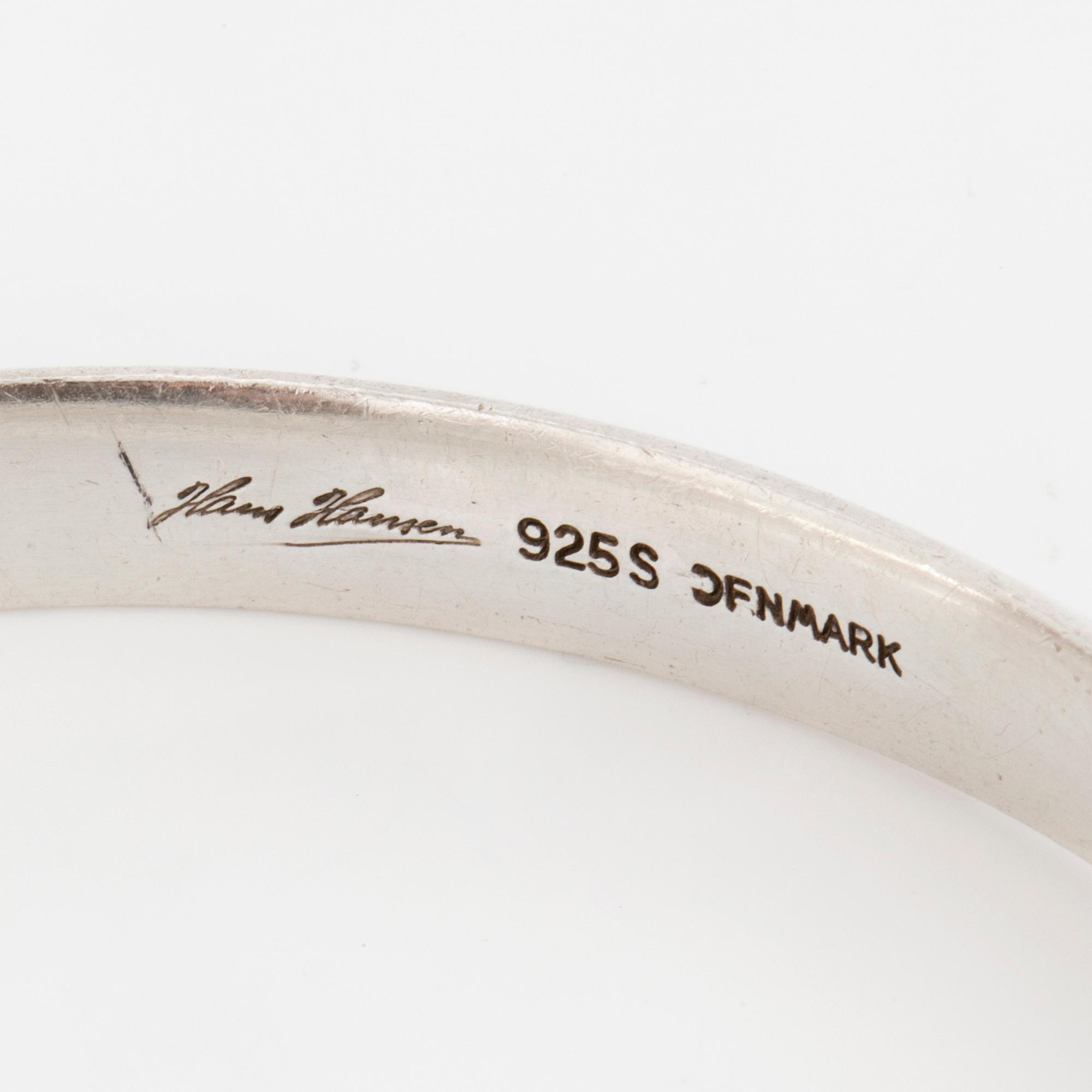 HANS HANSEN, a sterling silver bracelet from Denmark.