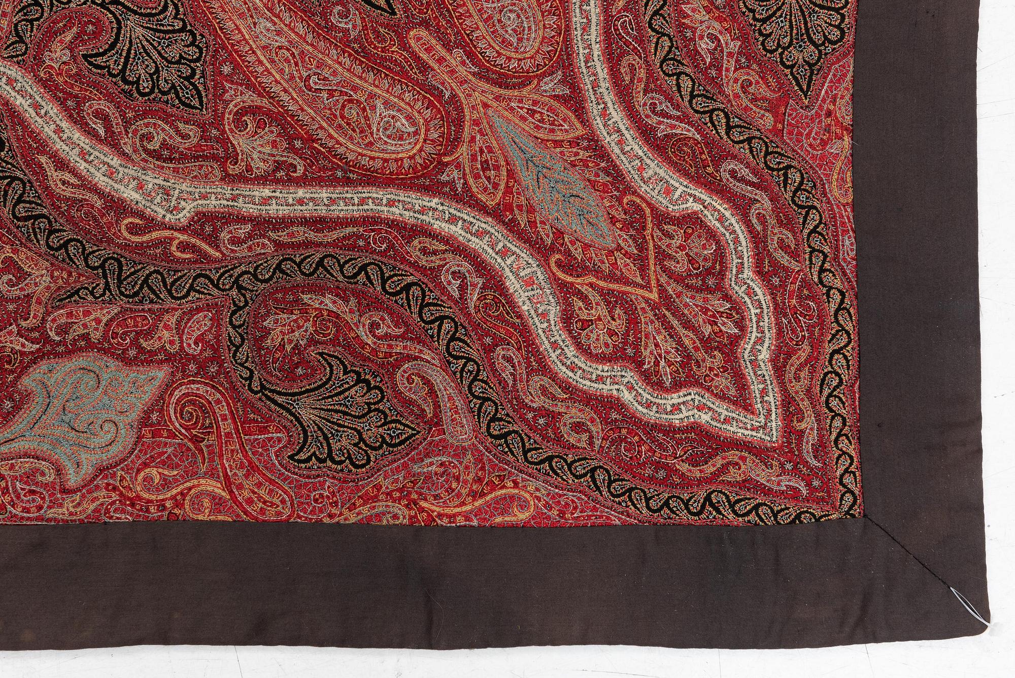 An Indian Kashmir shawl, second half of the 19th century, c. 175 x 175 cm.