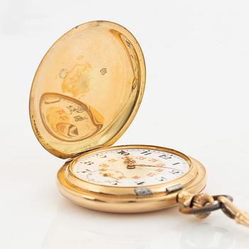 Pocket watch, hunter, 51 mm.