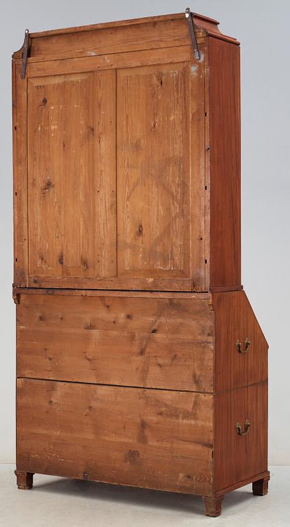 A late Gustavian 18th century writing cabinet by J. C. Linning, master 1779.