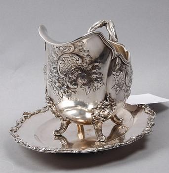 SÅSSNIPA, silver, rokokostil, Gebr. Friedlaender, Tyskland, 1900-talets första hälft.