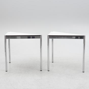 USM Haller, sidobord, 2 ett par.