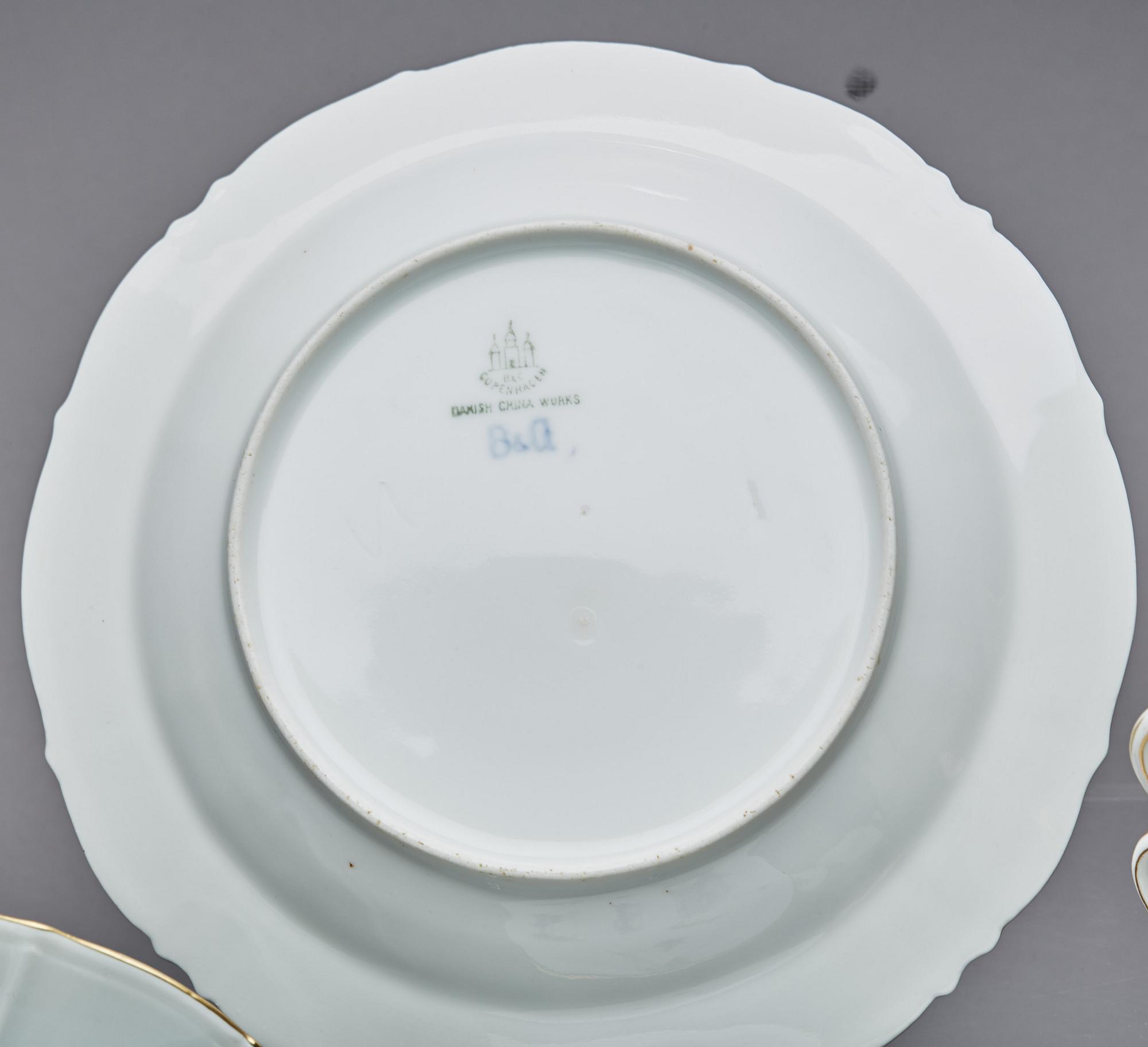 SERVISDELAR, porslin,58 delar,  Bing & Gröndahl, 1900-tal.