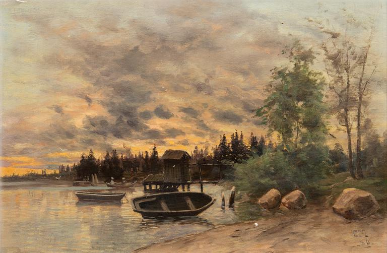 Elias Muukka, EVENING IN THE ARCHIPELAGO.