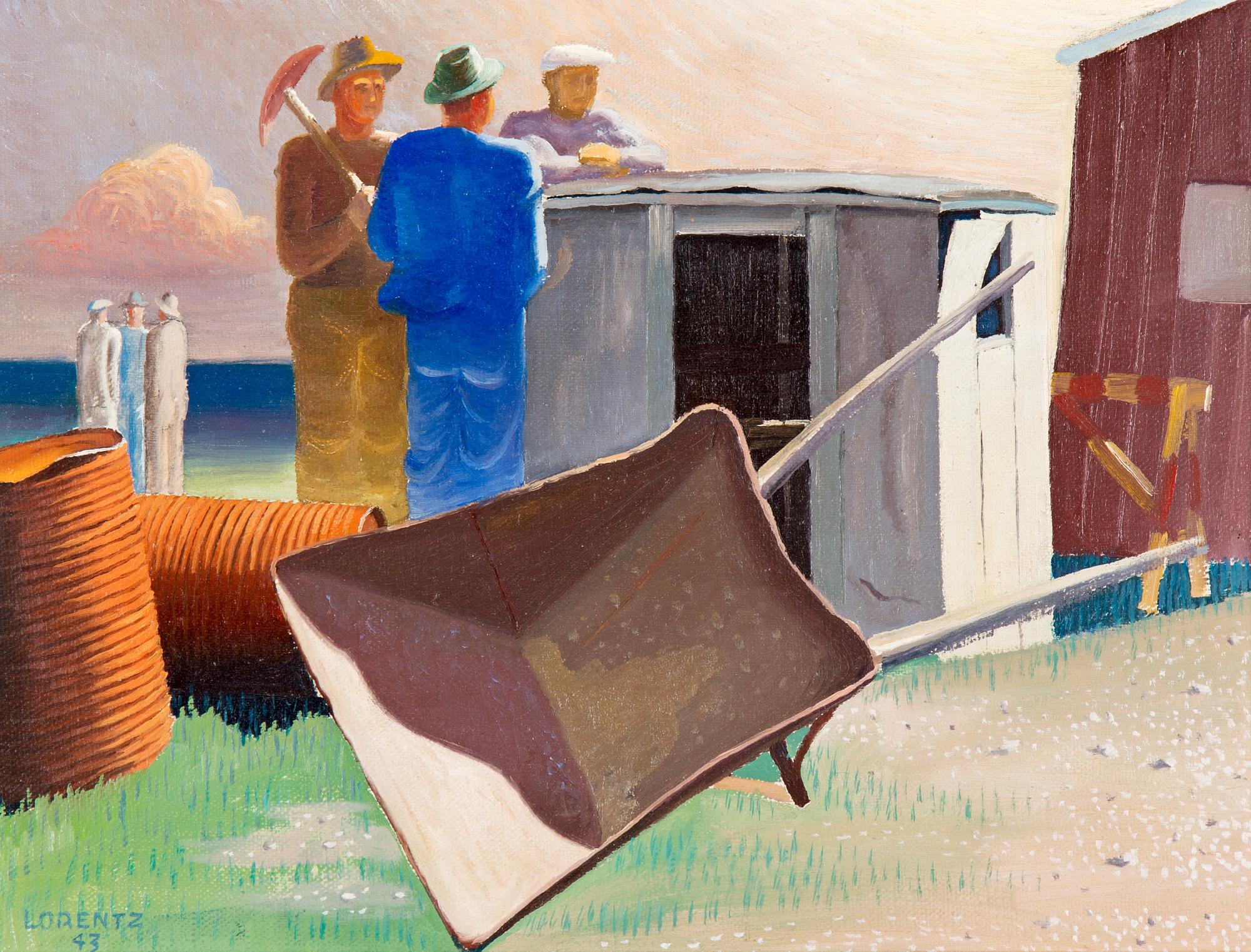 Waldemar Lorentzon, "Vägbyggare".