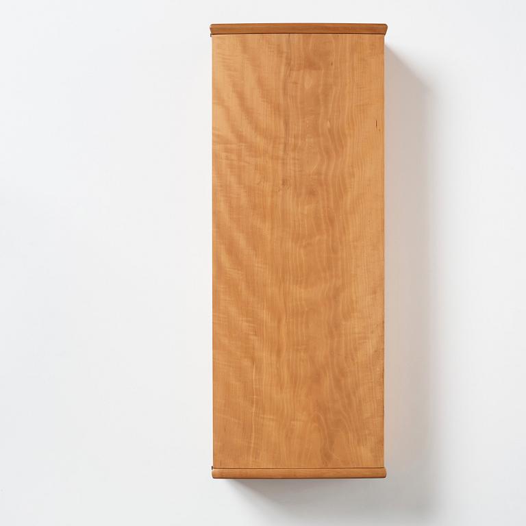 James Krenov, a wall cabinet, executed in his own workshop, Bromma, Sweden ca 1973.