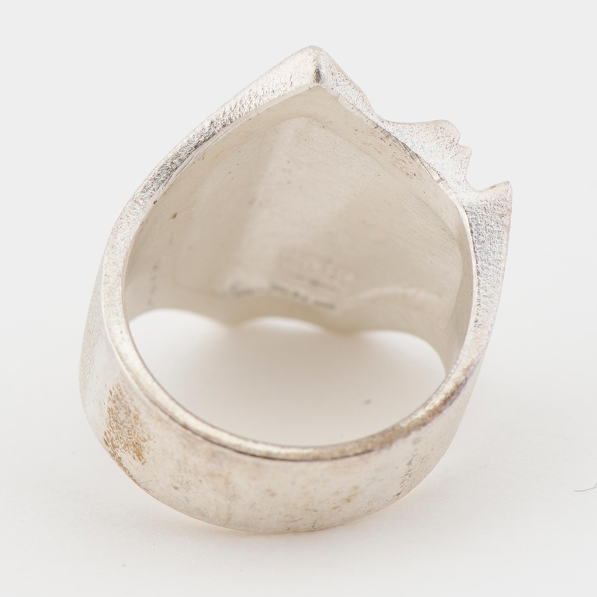 BJÖRN WECKSTRÖM, SORMUS ja KORVAKORUT, hopeaa. Lapponia 2009-10.