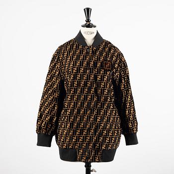 Fendi, baseball-style jacket, size It 40.